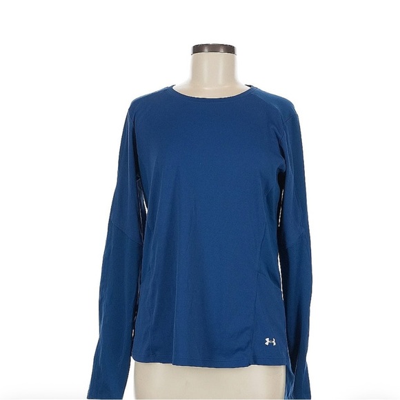 Under Armour Blue Relaxed Long Sleeve Tee - Picture 1 of 5